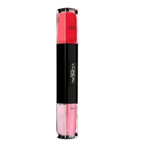 l'oreal paris, infallible, smalto per unghie 2 in 1, 020, fucsia per la vita, 2 x, 5 ml