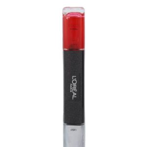 l'oreal paris, infallible, smalto per unghie 2 in 1, mtx 028, corallo, 2 x, 5 ml