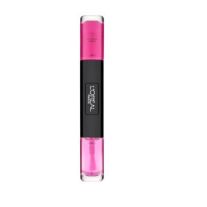 l'oreal paris, infallible, smalto per unghie 2 in 1, 036, rivolta fucsia, 2 x, 5 ml
