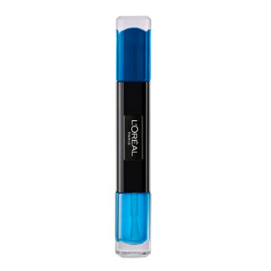 l'oreal paris, infallible, smalto per unghie 2 in 1, 133, pallet blu, 2 x, 5 ml