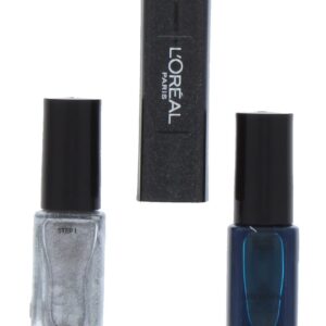 l'oreal paris, infallible, smalto per unghie 2 in 1, mtx 030, turchese, 2 x, 5 ml