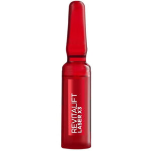 impostare, l'oreal paris, revitalift laser renew, acido glicolico, sbucciatura, siero trattamento in fiale, per il viso, per le donne, 7 pz, 1 ml