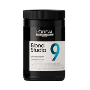 l'oreal professionnel, blond studio 9, schiarire, polvere ossidante per capelli, 500 g