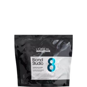 l'oreal professionnel, blond studio multi technique 8, evidenziazione, polvere ossidante per capelli, 500 g