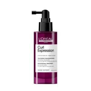 l'oreal professionnel, serie expert curl expression, stemossidina5% + semi di ibisco, spray trattamento cuoio capelluto, per densità e vitalità, 90 ml