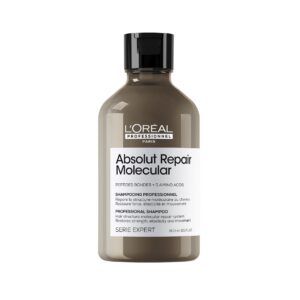 l'oreal professionnel, serie expert absolut repair molecular, shampoo per capelli, riparazione, 300 ml