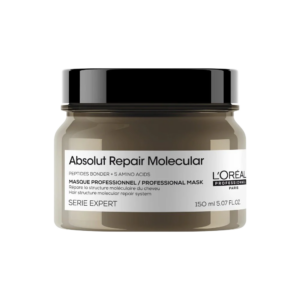 l'oreal professionnel, serie expert absolut repair molecular, maschera crema trattamento capelli, per la riparazione, 150 ml