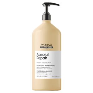 l'oreal professionnel, serie expert absolut repair, proteina + quinoa d'oro, shampoo per capelli, risurfazione istantanea, 1500 ml