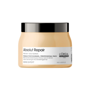 l'oreal professionnel, serie expert absolut repair, proteina + quinoa d'oro, maschera crema trattamento capelli, risurfazione istantanea, 500 ml
