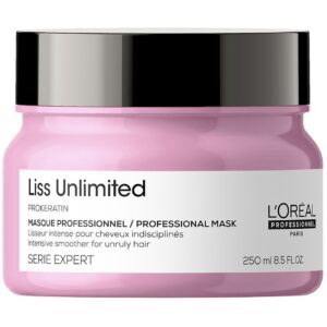 l'oreal professionnel, serie expert liss unlimited, maschera crema trattamento capelli, per levigare, 250 ml