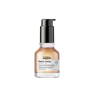 l'oreal professionnel, serie expert metal detox, glicoammina + ionene, trattamento con olio per capelli, protettore anti deposito, 50 ml