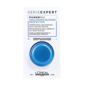 l'oreal professionnel, serie expert powermix shot, trattamento con crema per capelli, neutralizzazione per biondo scuro, 15 ml