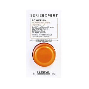 l'oreal professionnel, serie expert powermix shot, trattamento con crema per capelli, biondo caldo, 15 ml