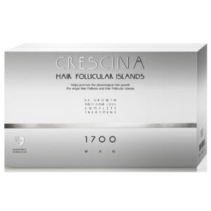 labo, crescina follicular islands 1700, per la stimolazione della crescita, siero trattamento in fiale, per il cuoio capelluto, per uomini, 10 +10 pz