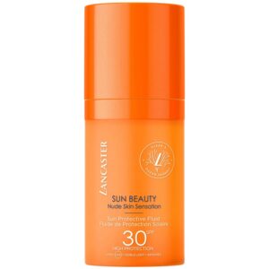 lancaster, sun beauty, protezione solare, fluido solare, spf 30, 30 ml