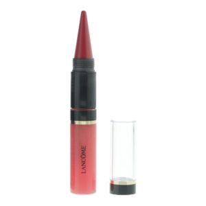 lancome, lip kajal duo chroma, rossetto cremoso & lucidalabbra, 03, rosso audace, 2.7 g