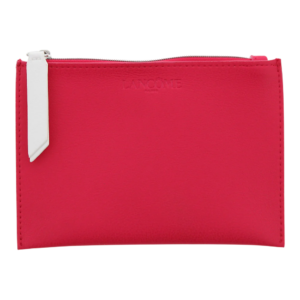 lancome, pouch, sacchetto, busta in tessuto gwp, rosa