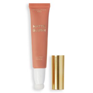 revolution pro, iconic matte, blush in crema, pesca afosa, 15 ml
