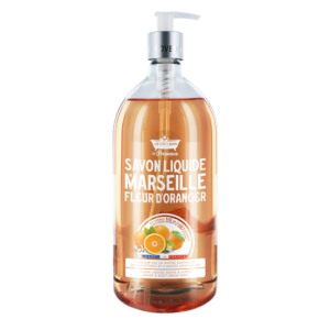 les petites bains de provence, marseille, fiori d'arancio, sapone liquido, per mani e corpo, 1000 ml