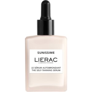 lierac, sunissime, acido ialuronico, bronzatura, gocce autoabbronzanti, per il viso, 30 ml