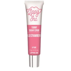 lippy inc., yummy sugar, scrub labbra, fragola, 15 g