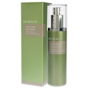 m2 beaute, ultra pure solutions, oro, illuminante, spray nebbia, per il viso, 75 ml