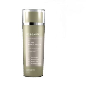 m2 beaute, ultra pure solutions, senza olio, latte detergente struccante, 150 ml