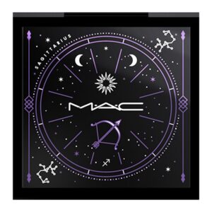 mac, pro colour, palette di trucco in plastica vuota, sagittario, con 4 slot