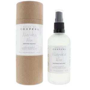 made by coopers, manuka aloe, lenitivo e calmante, spray nebbia, per il viso, 100 ml