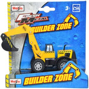 maisto, fresh metal, zona di costruzione, escavatore, arancione, 1:24, 3+ mesi