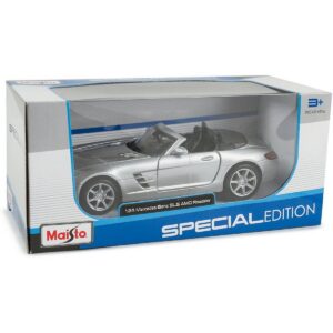 maisto, special edition, set di gioco di macchine, mercedes benz sls amg roadster, mai31272, per ragazzi, 3+ anni