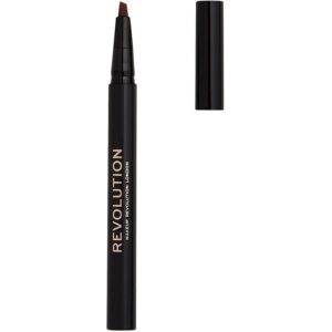makeup revolution, bushy brow, matita crema per sopracciglia, castano cenere, 0.5 ml