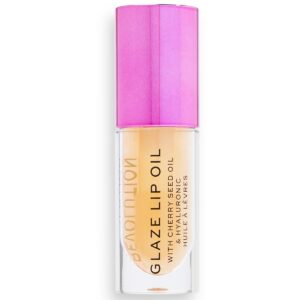 makeup revolution, glaze getaway, riempimento, olio per le labbra, terracotta, 4.6 ml