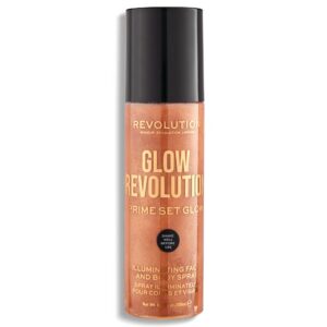 makeup revolution, glow revolution, vegano, illuminante, spray, per viso e corpo, 200 ml