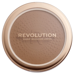 makeup revolution, mega bronzer, cipria compatta abbronzante, 02, caldo, 15 g