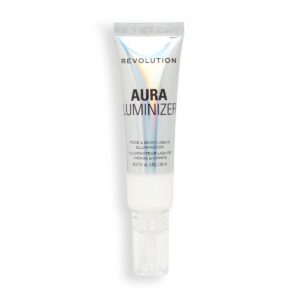 makeup revolution, mood switch aura, illuminante, highlighter liquido, trippin pink, per il viso, 20 ml