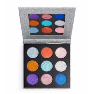 makeup revolution, pressed glitter, palette viso, illusione, 13.5 g