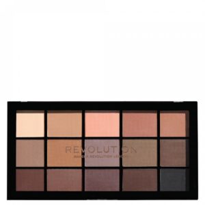 makeup revolution, reloaded palette, palette per gli occhi, matte di base, 15x, 1.1 g