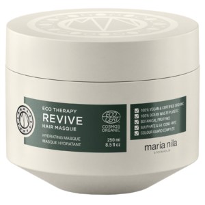 maria nila, eco therapy revive, cruelty free, maschera crema trattamento capelli, per l'idratazione, 250 ml