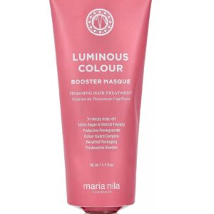maria nila, luminous colour, estratto di melograno, maschera crema trattamento capelli, per nutrire, 50 ml