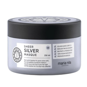 maria nila, sheer silver, senza parabeni, maschera crema trattamento capelli, idratante, 250 ml