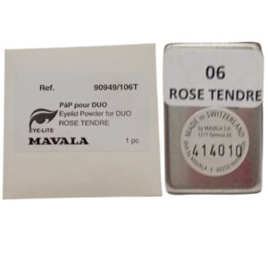 mavala, duo satin, ombretto in polvere, rosa tenera, x, 1.2 g *tester