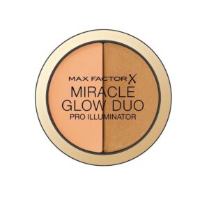 max factor, miracle glow duo, illuminante, cipria illuminante, 30, profondo, 11 g