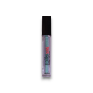 maybelline, electrio shine prismatic, lucidalabbra, 165, blu elettrico, 5 ml