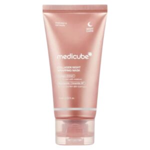 medicube, wrapping mask, collagene, improves elasticity & firmness, maschera da notte, 75 ml