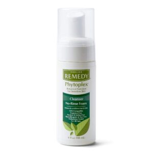 medline, remedy phytolplex, pulizia delicata, schiuma detergente, 118 ml