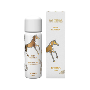 memo paris, cuirs nomades irish leather, nebbia profumata per capelli, per le donne, 80 ml