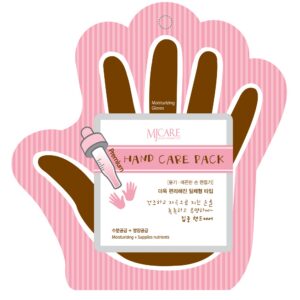 mijin, mjcare, idratante, maschera in foglio per le mani, 10 g