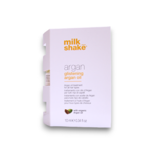 milk shake, argan, olio di argan biologico, trattamento con olio per capelli, condizionare e nutrire, 10 ml
