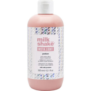 milk shake, insta light potion, proteine del latte, trattamento in crema senza risciacquo per capelli, per brillare, 300 ml